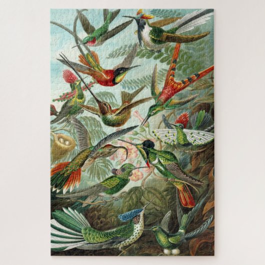 Trochilidae-Kolibris aus Kunstformen der Natur Puzzle (Vertikal)