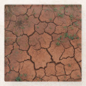 trocken, gebrochen glasuntersetzer (Vorderseite)