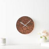 trocken, gebrochen runde wanduhr (Zuhause)