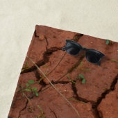 trocken, gebrochen strandtuch (Beispiel)