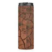 trocken, gebrochen thermosbecher (Rückseite)