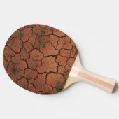 trocken, gebrochen tischtennis schläger (Seitenansicht)