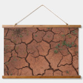 trocken, gebrochen wandteppich mit holzrahmen (Vorderseite)