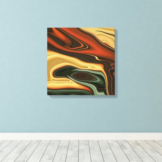 Trocken Leinwanddruck (Insitu (Holzboden))