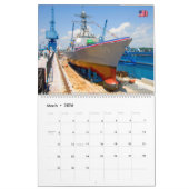 TROCKEN SIE DOCK! - US-Marineschiffe Kalender (Mär 2026)