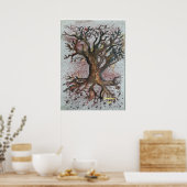 Trockenbaum Poster (Küche)