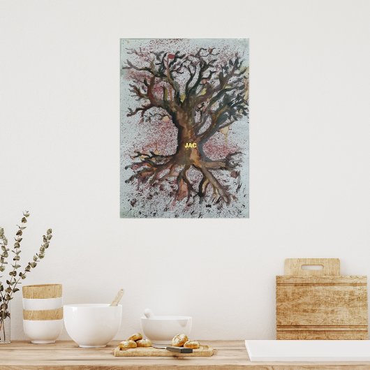 Trockenbaumposter Poster (Küche)