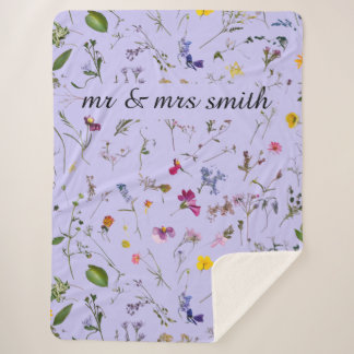 Trockendecke aus gepressten Blume Sherpadecke