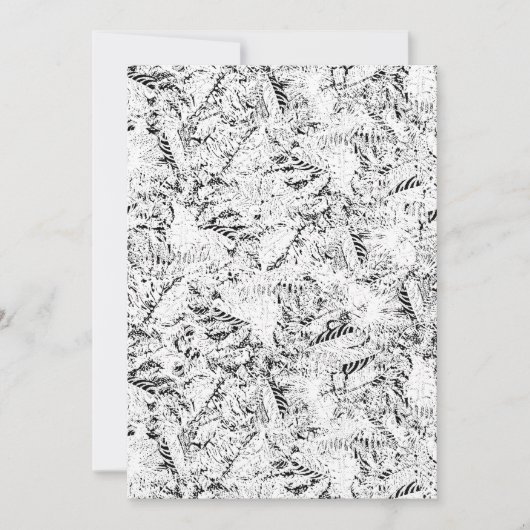 Trockendesign 22 feiertagskarte (Vorderseite)