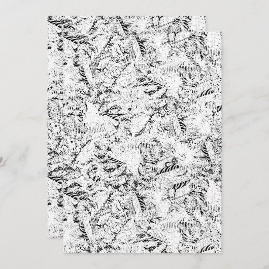 Trockendesign 22 feiertagskarte (Vorne/Hinten)