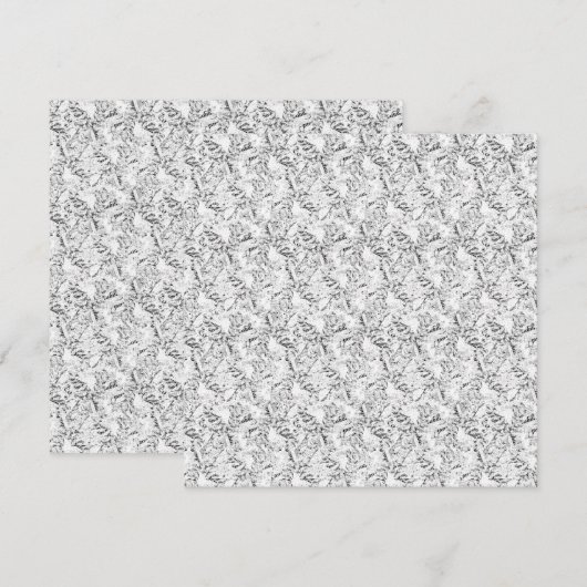 Trockendesign 22 feiertagskarte (Vorne/Hinten)