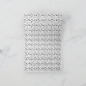 Trockendesign Fünfzehn Dankeskarte (Innenseite)