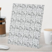 Trockendesign Fünfzehn Sockelschild (In Situ)