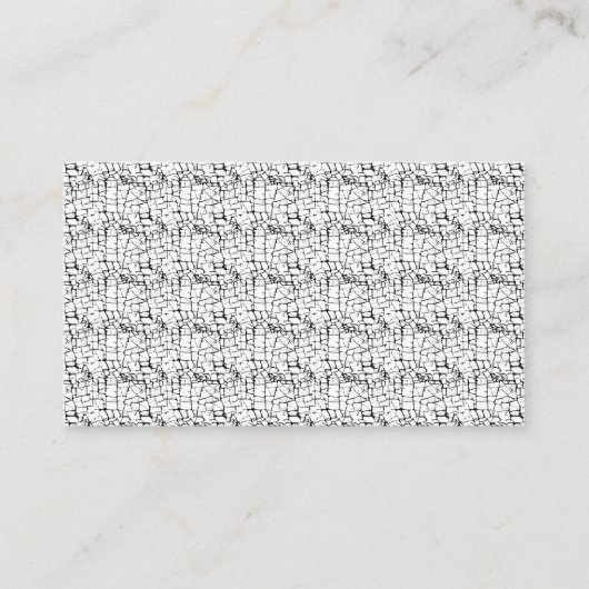 Trockendesign Fünfzehn Terminkarte (Vorderseite)