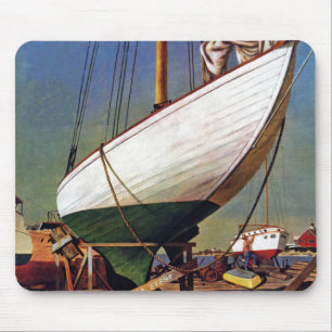 Trockendock durch John Atherton Mousepad