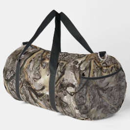 Trockene Blätter Tarnung für Jäger Duffle Bag