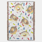 Trockene Donuts und Sprinklen Decke (Vorderseite Vertikal)