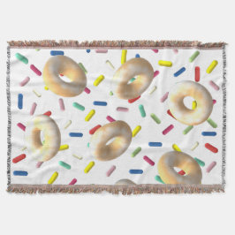 Trockene Donuts und Sprinklen Decke