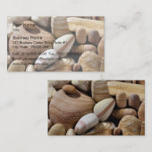 Trockene Fluss-Felsen Visitenkarte (Vorne/Hinten)