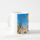Trockene Hitze Arizona Kaffeetasse (Vorderseite Links)