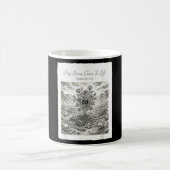 Trockene Knochen werden lebendig christlicher Bibe Kaffeetasse (Mittel)