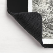 Trockene Knochen werden lebendig christlicher Bibe Mousepad (Ecke)