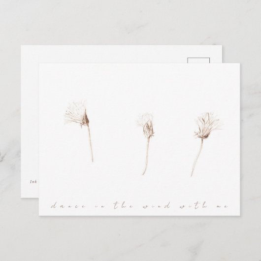 Trockene Lüsterfarbe zeichnend Postkartenfarbe Postkarte (Vorne/Hinten)