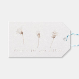 Trockene Lüsternfarbe zeichnend Geschenkmarke Geschenkanhänger