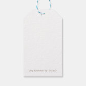 Trockene Lüsternfarbe zeichnend Geschenkmarke Geschenkanhänger (Rückseite)