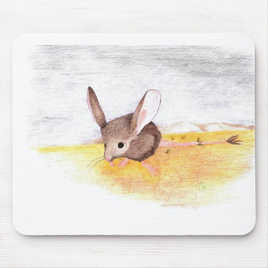"trockene Maus" Mousepad (Vorne)