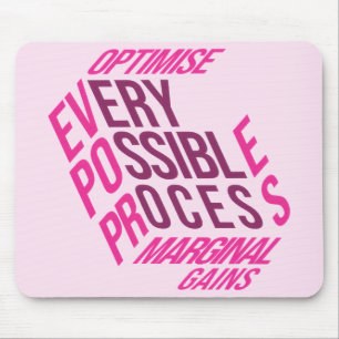 Trockene Motivation Marginale Gewinne Erröten Mousepad