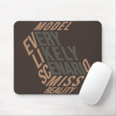 Trockene Motivation | Modellierte Realität | Jäger Mousepad (Mit Mouse)