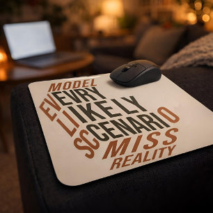 Trockene Motivation Modellierte Realität Lager Mousepad
