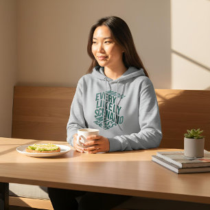 Trockene Motivation   Modellierte Realität   Ozean Hoodie