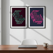 Trockene Motivation | Modellierte Realität | Tiefe Poster