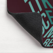 Trockene Motivation | Modellierte Realität | Tiefs Mousepad (Ecke)