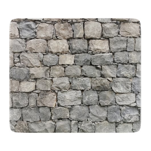 Trockene Steinmauer Quirky Schneidebrett (Vorderseite)