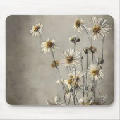 Trockene Wildblume Daisies Mousepad (Vorne)