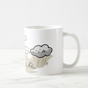Trockene Wolken-Spaß-Tasse Kaffeetasse