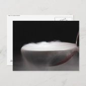 Trockeneis in einem Schott Postkarte (Vorne/Hinten)