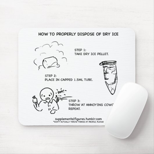 Trockeneis Mousepad (Mit Mouse)