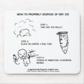 Trockeneis Mousepad (Vorne)