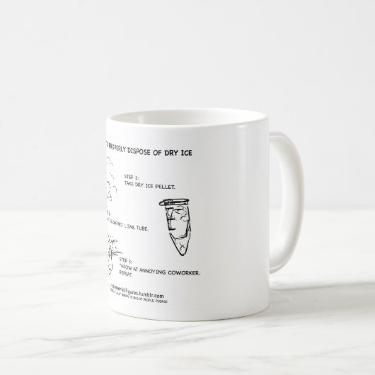 Trockeneis-Tasse Kaffeetasse (VorderseiteRechts)