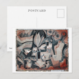 Trockener Kühler Garten Paul Klee Postkarte