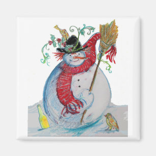 TROCKENER SNOWMAN MAGNET