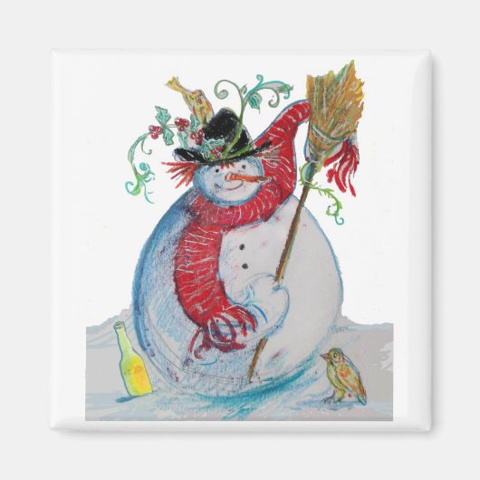 TROCKENER SNOWMAN MAGNET (Vorne)