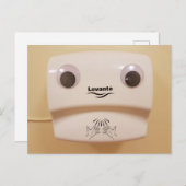 Trockener Spaß-Augentropfenkarte Postkarte (Vorne/Hinten)