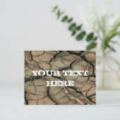 TROCKENERDE + Ihr Text Postkarte (Stehend Vorderseite)