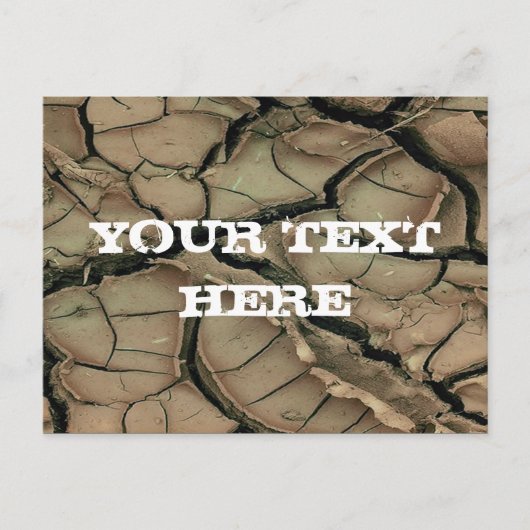 TROCKENERDE + Ihr Text Postkarte (Vorderseite)