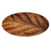 Trockenes Blatt: natürlicher Texturhintergrund. Schneidebrett (Ecke)